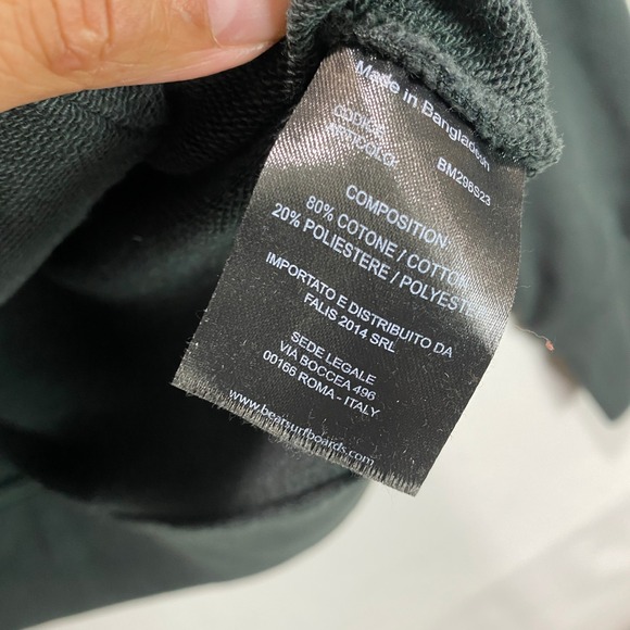 BEAR SURFBOARDS Black Graphic Hoodie Sweatshirt Men's Size M Streetstyle - Picture 4 of 8